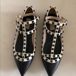 Valentino rockstud flats